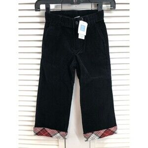 Janie and Jack size 4 black corduroy dress pants brand new w/ tags